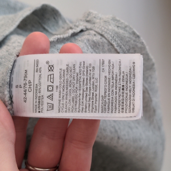 Grey Marl GAP Henley - Picture 3 of 4